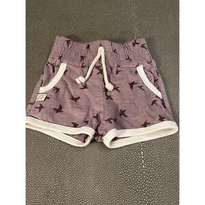 Childhoods 3/6 Retro Birds On Purple EUC